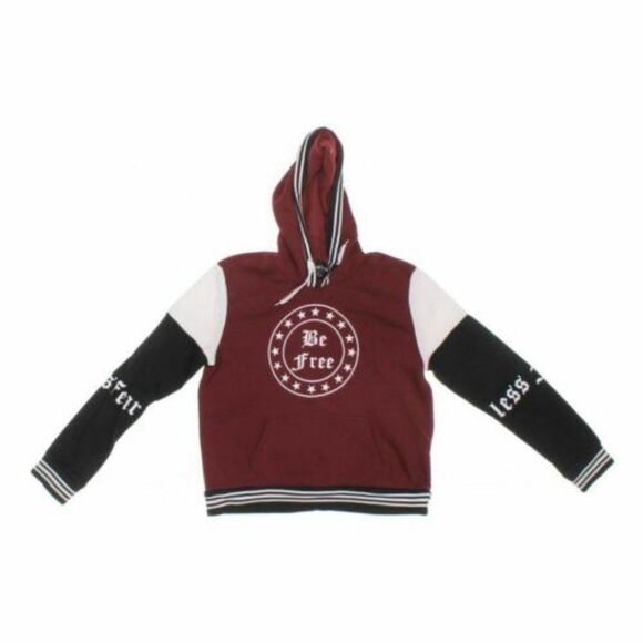 New Look Be Free Fear Less Hooded Sweatshirt Juniors Large - Picture 1 of 15